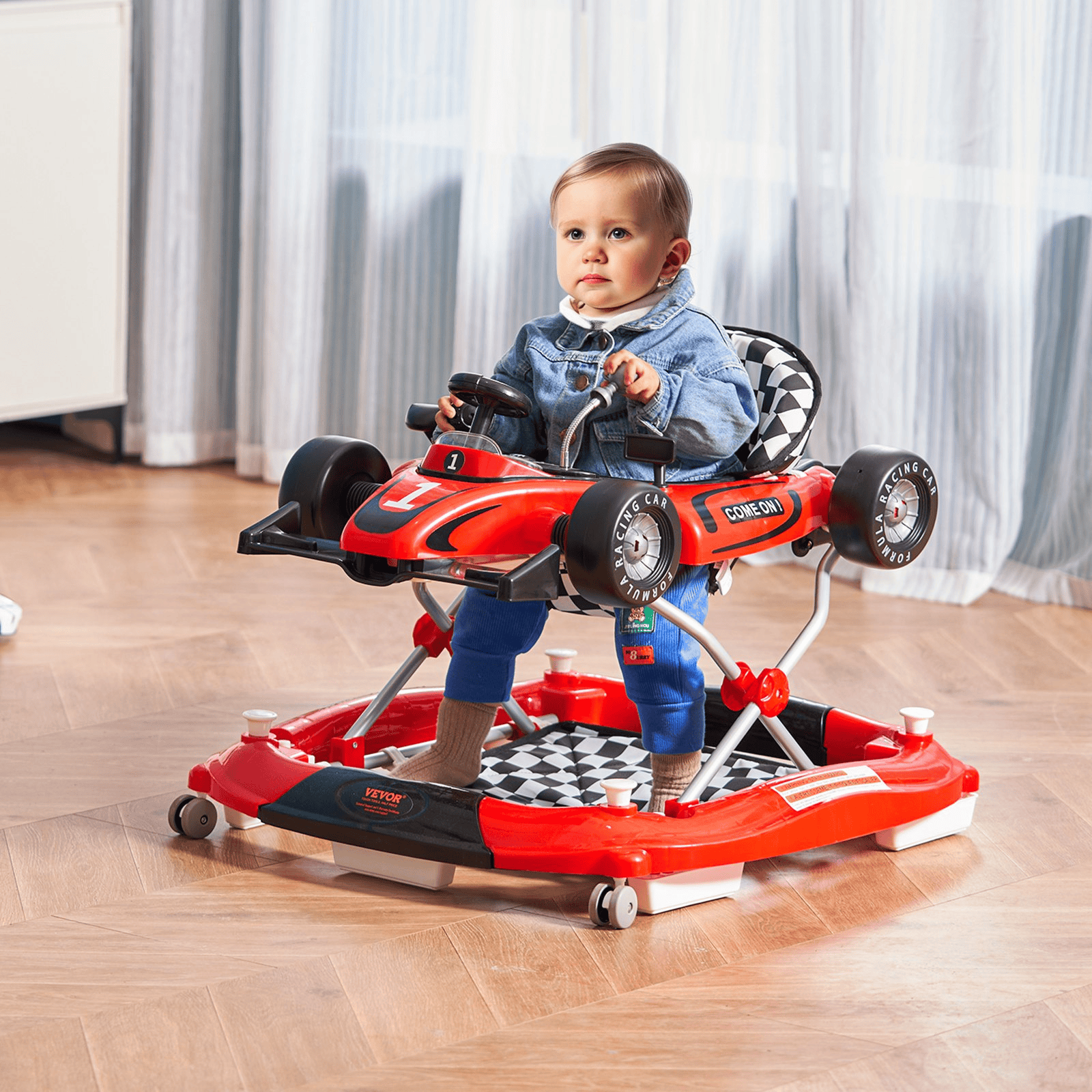 VEVOR TotJourney™ 4-in-1 Baby Walker