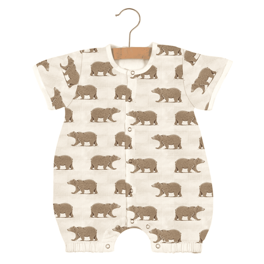 Goodnight Bear Bamboo Newcastle Mini Romper