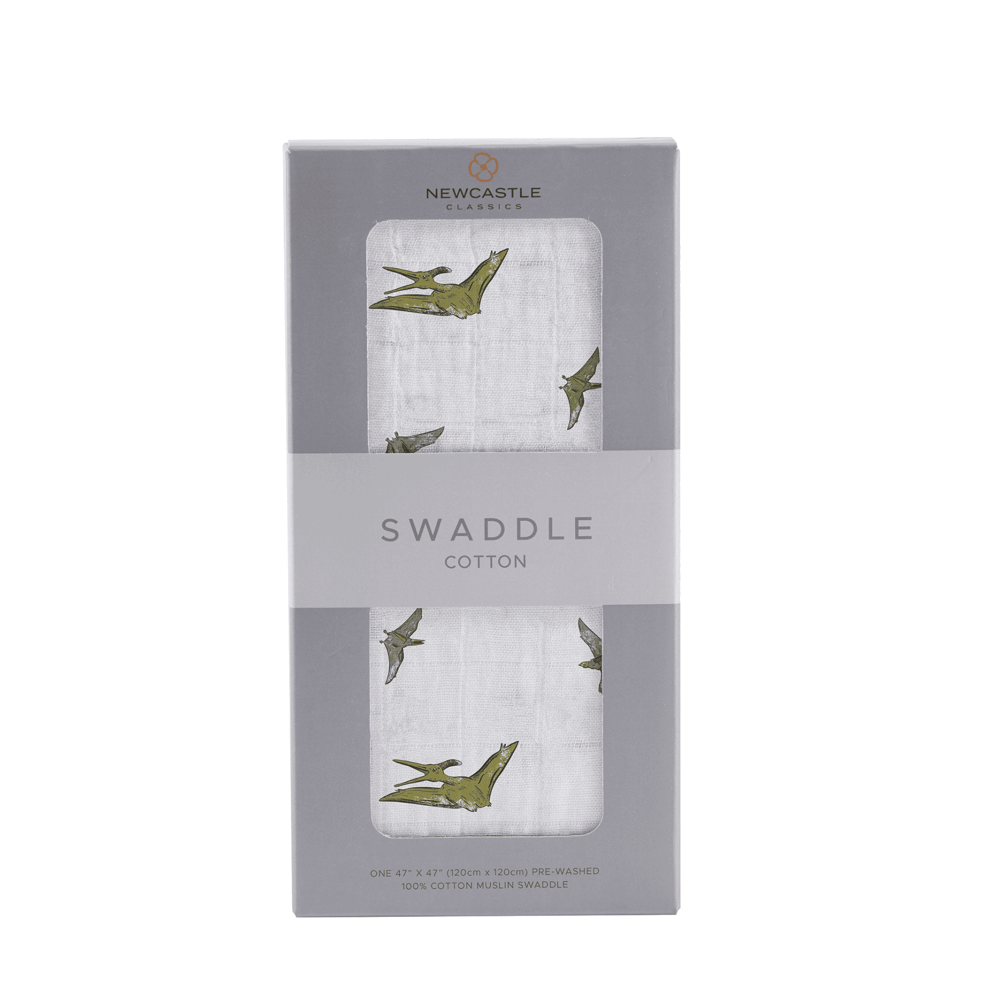 Pteranodon Cotton Muslin Swaddle