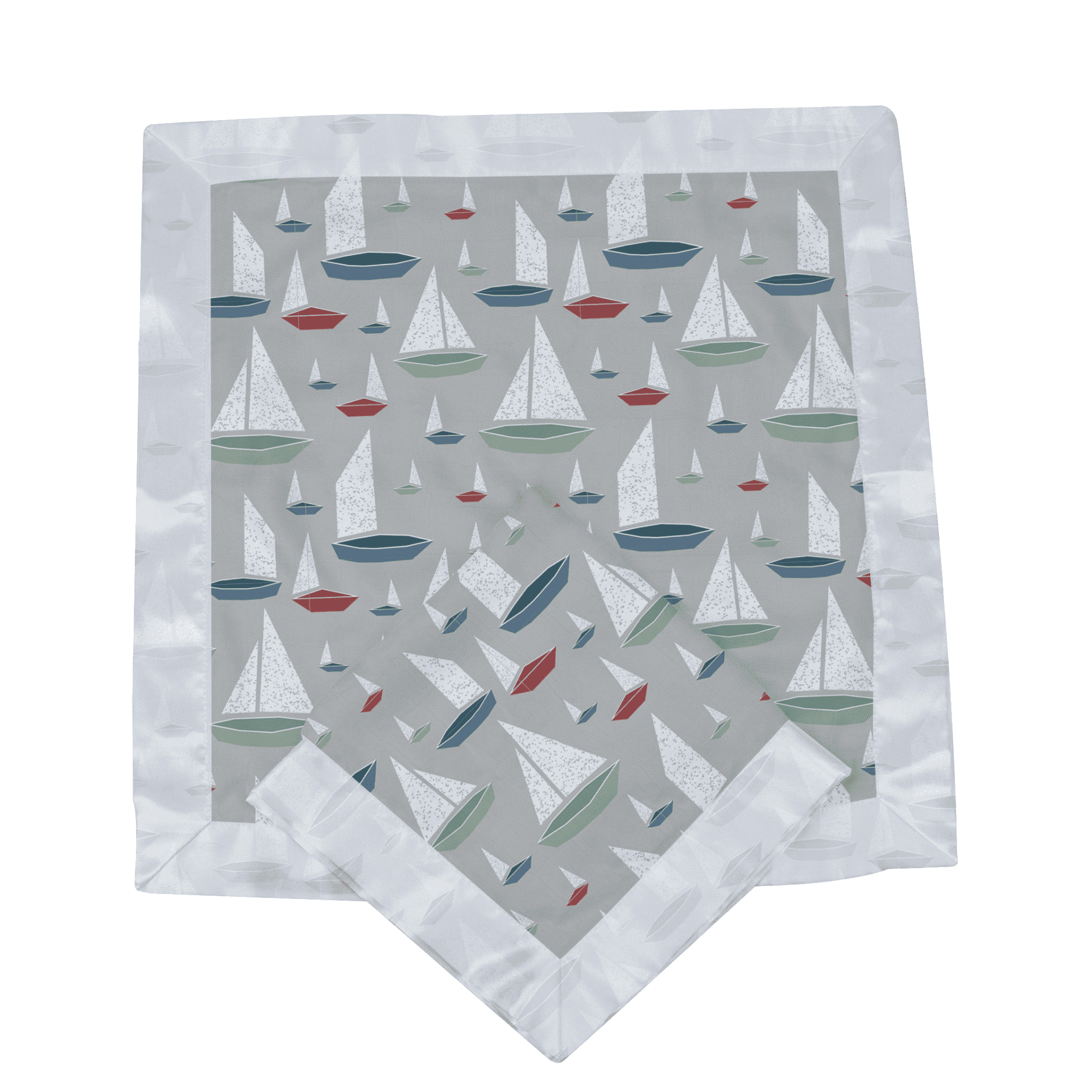 Marina Sailboats Bamboo Newcastle Blankie