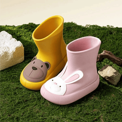 Non-slip rubber rain boots with animals multivariant