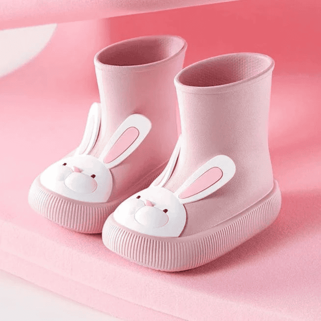 Non-slip rubber rain boots with animals multivariant