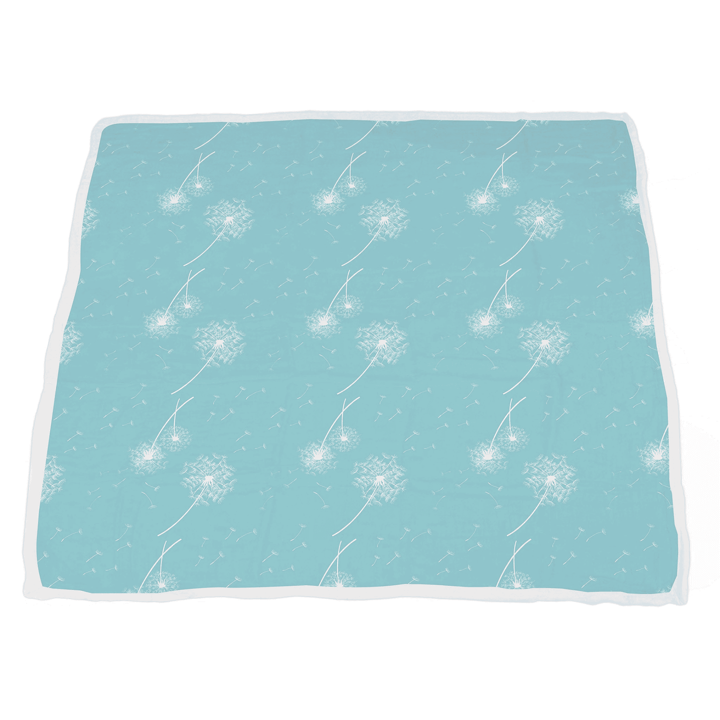 Corgi and Dandelion Seeds Bamboo Muslin Newcastle Blanket