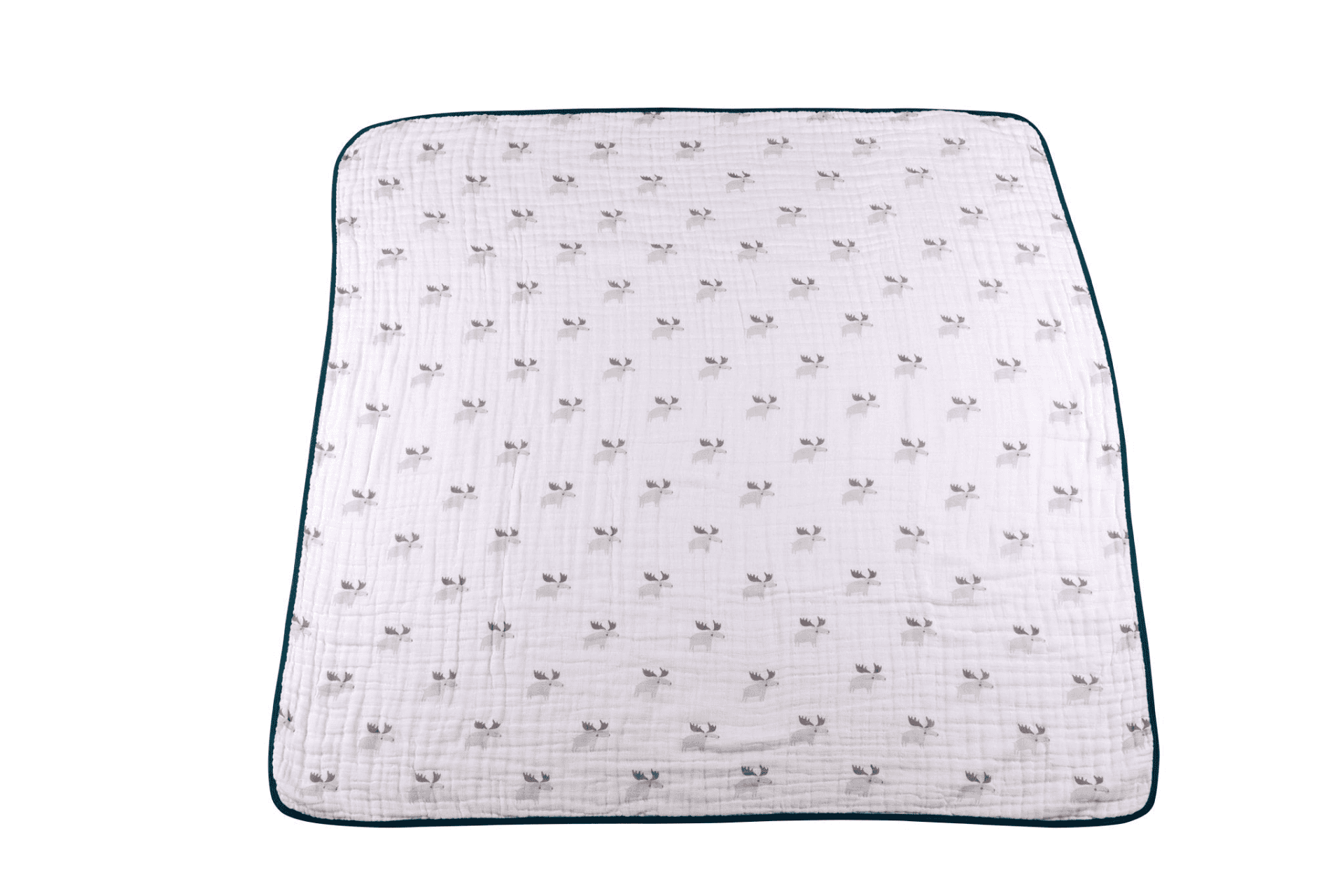 Mister Moose and Forest Arrow Cotton Muslin Newcastle Blanket