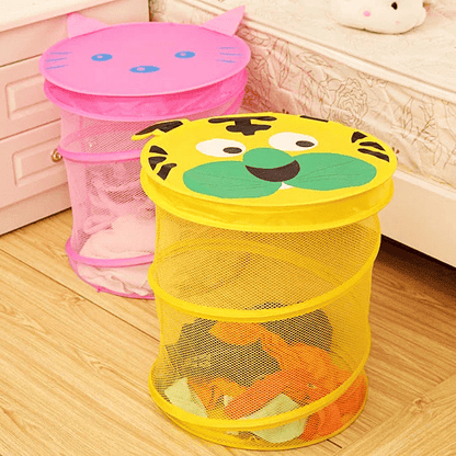 Storage Bin with Lid Cartoon Multivariant