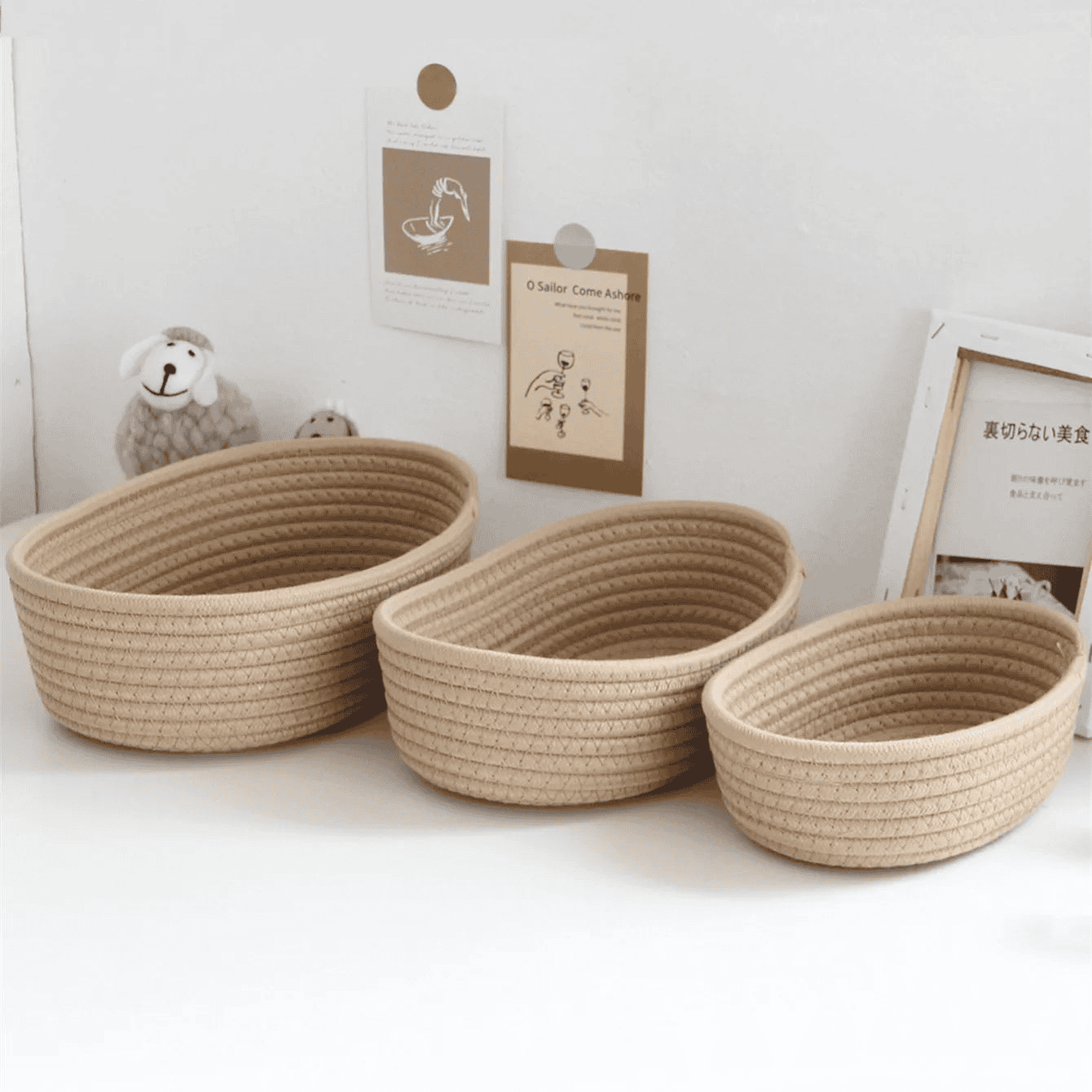 Oval Storage Basket Multivariant