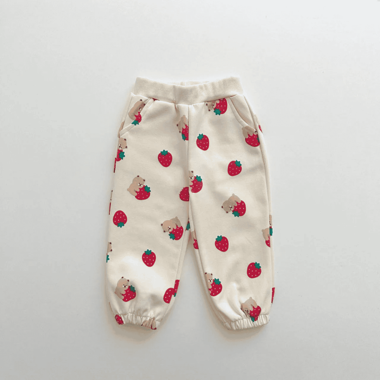 Pants and Sweatshirt Set Strawberries for Children