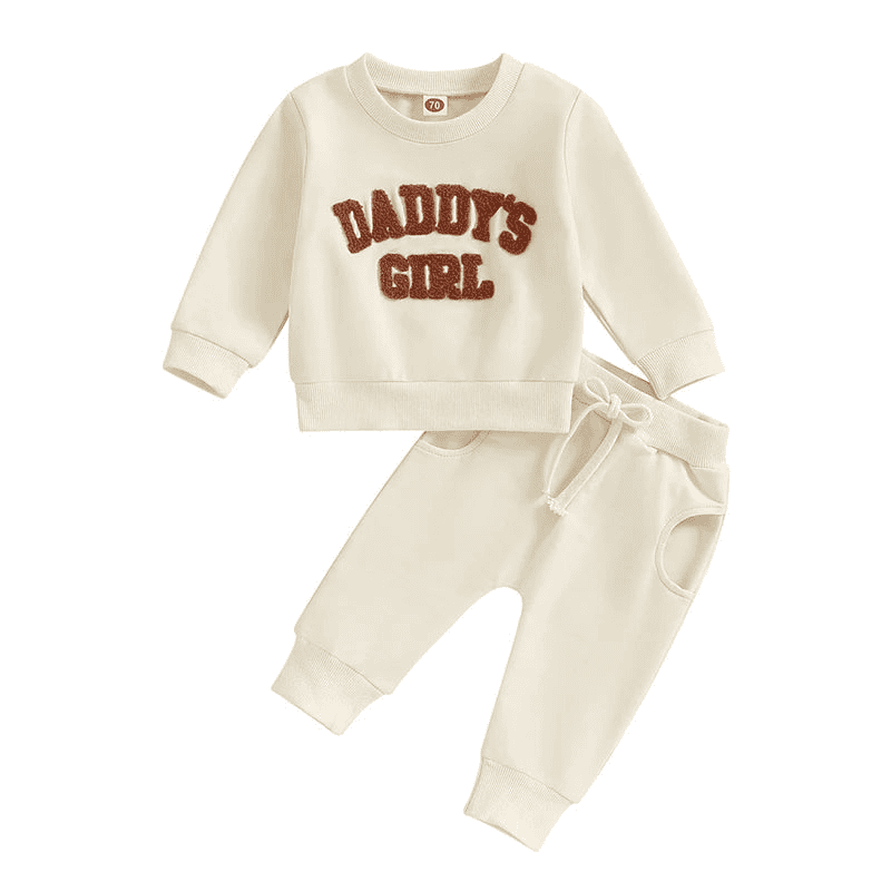 Pants and Sweatshirt Set "Daddy's Girl" Multivariant