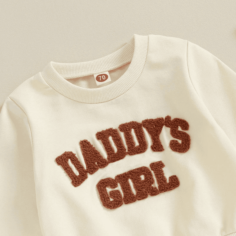 Pants and Sweatshirt Set "Daddy's Girl" Multivariant