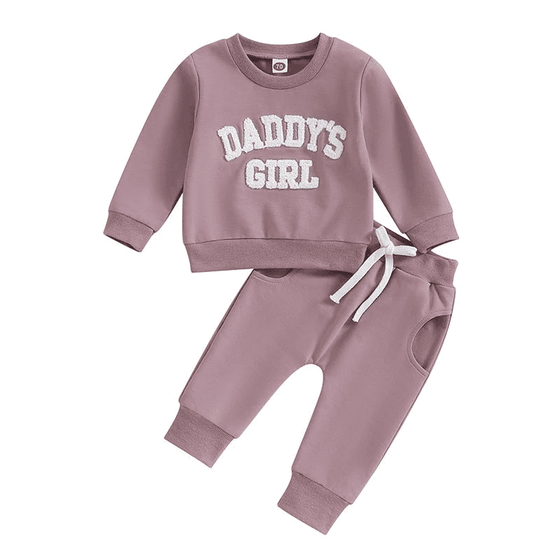 Pants and Sweatshirt Set "Daddy's Girl" Multivariant