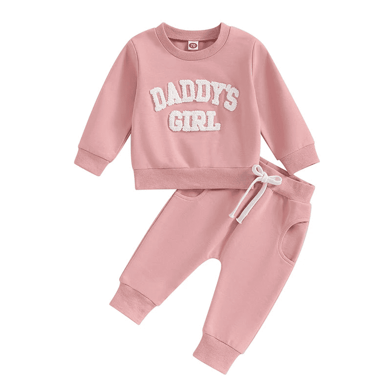 Pants and Sweatshirt Set "Daddy's Girl" Multivariant