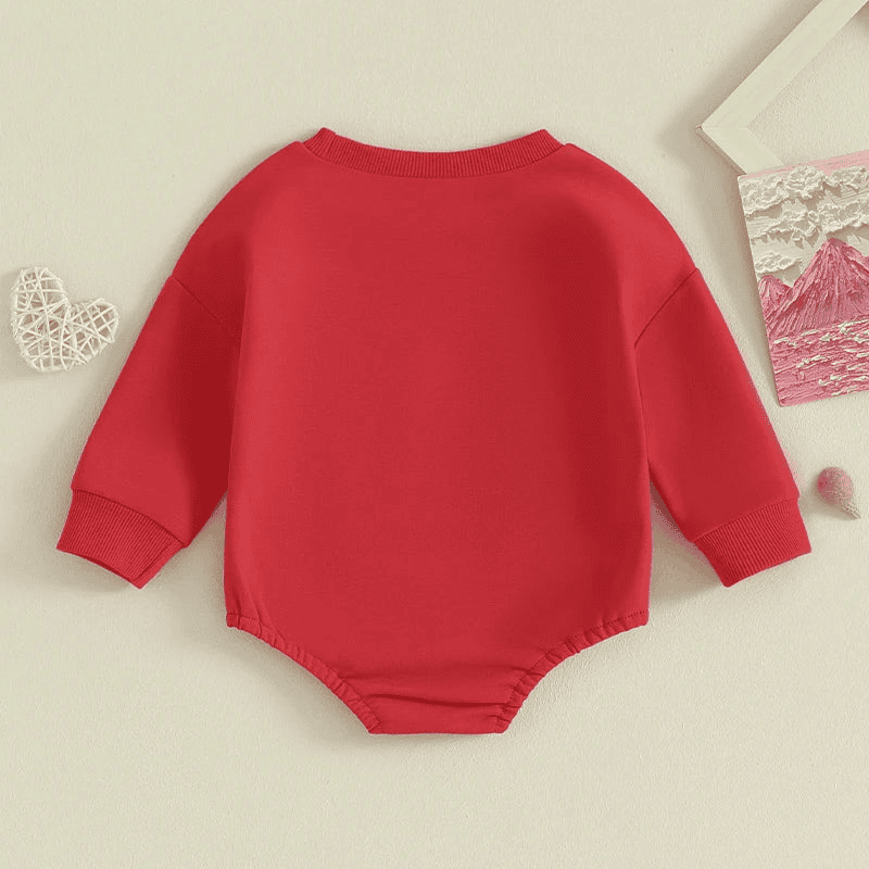 Sweatshirt with Romper Closure "Lover Boy"