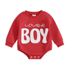 Sweatshirt with Romper Closure "Lover Boy"