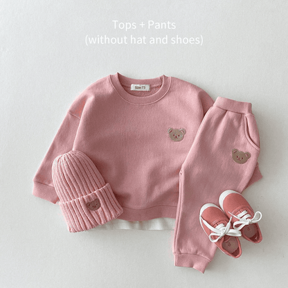 Pants and Sweatshirt Set with Bear Multivariant