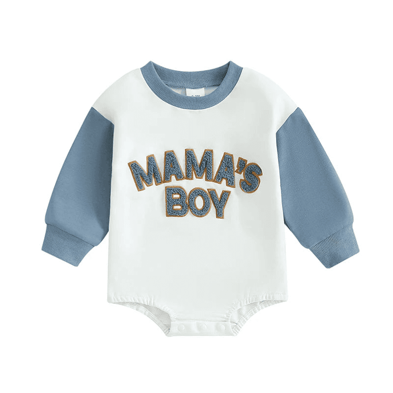 Mama's Boy Cozy Romper Sweatshirt