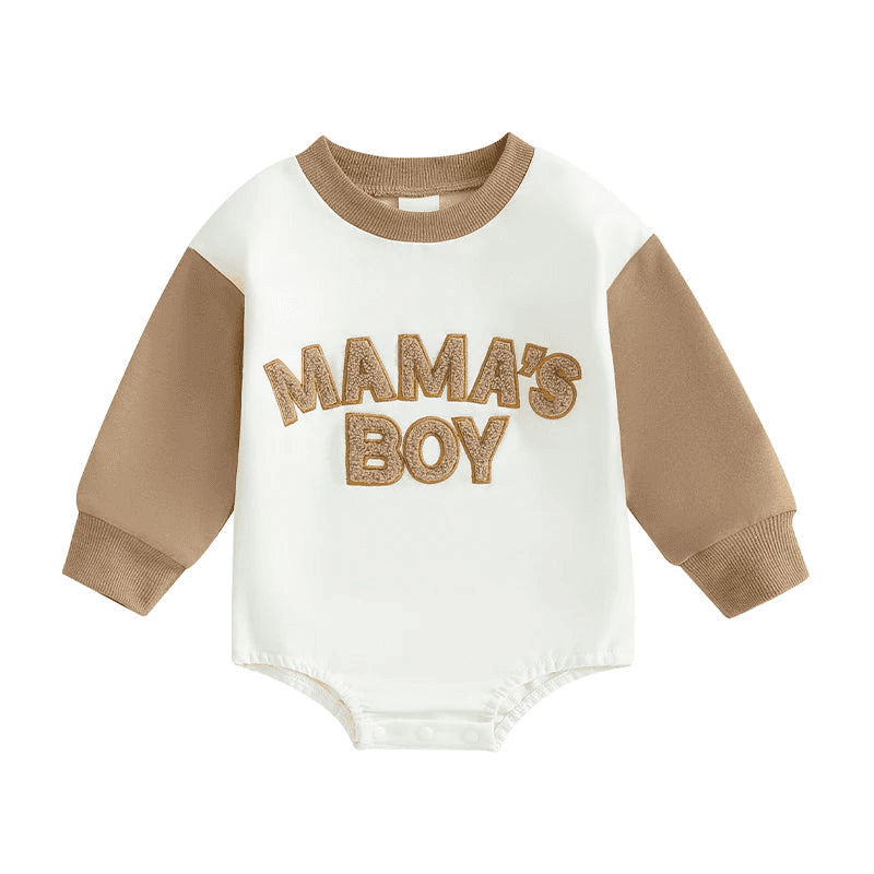 Mama's Boy Cozy Romper Sweatshirt