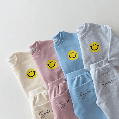 Pants and Sweatshirt Set with Smile Multivariant