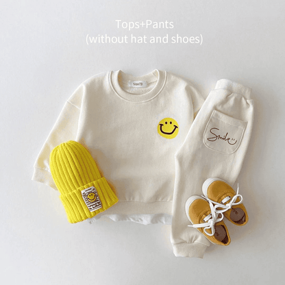 Pants and Sweatshirt Set with Smile Multivariant