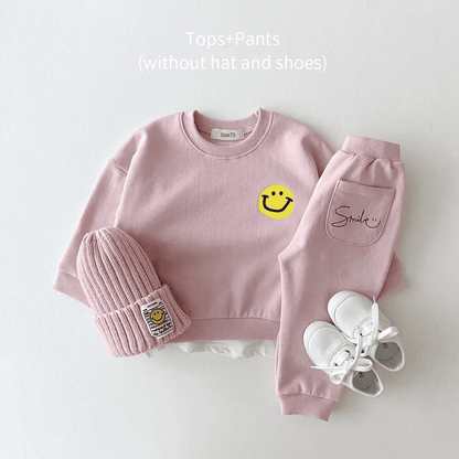 Pants and Sweatshirt Set with Smile Multivariant