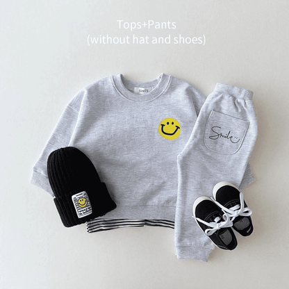 Pants and Sweatshirt Set with Smile Multivariant