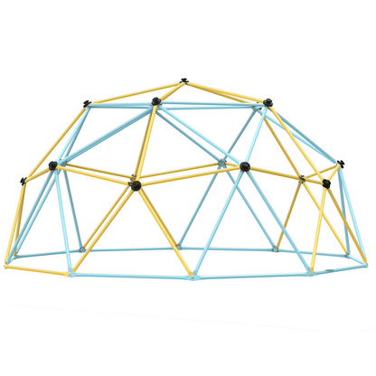 VEVOR Climbing Dome, Jungle Gym Supports 750LBS and Easy Assembly, 10FT Geometric Dome Climber Play Center for Kids 3 to 10 Years Old,with Climbing Grip, Outdoor Backyard Play Equipment for Kids