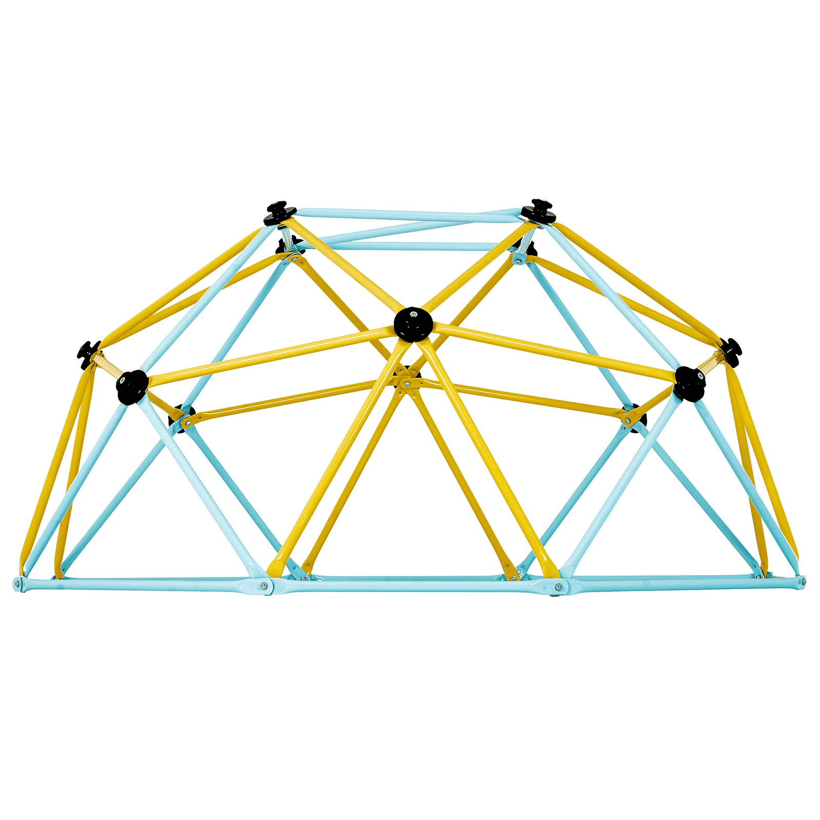 VEVOR Climbing Dome, Jungle Gym Supports 600LBS and Easy Assembly, 6FT Geometric Dome Climber Play Center for Kids 3 to 9 Years Old, with Climbing Grip, Outdoor and Indoor Play Equipment for Kids