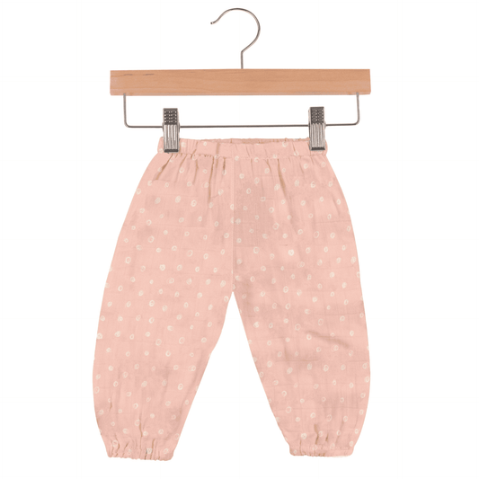 Pink Pearl Polka Dot Newcastle Mini Pants