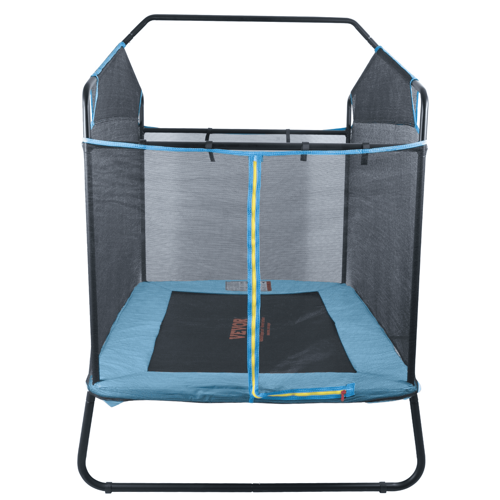 VEVOR 6FT Trampoline for Kids, 72" Indoor/Outdoor Toddlers Trampoline, Mini Baby Trampoline with Safety Enclosure Net, Gymnastics Bar, Hammock, Recreational Trampoline Birthday Gift for 3+ Years Kids