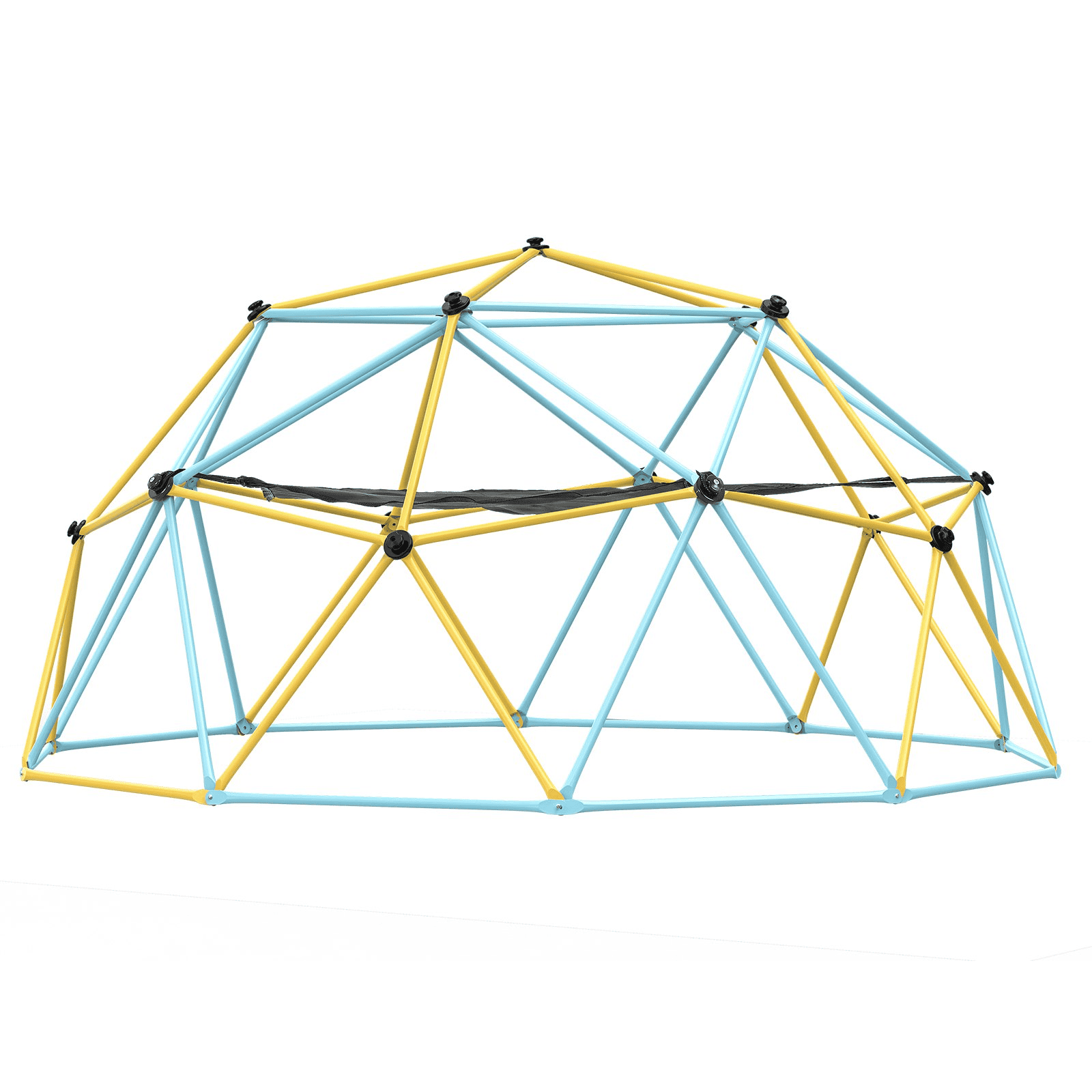 VEVOR Climbing Dome, for Kids 3 to 10 Years Old,10FT Geometric Dome Climber with Hammock and Swing,  Jungle Gym Supports 750LBS and Easy Assembly, with Climbing Grip, Outdoor Backyard Play Equipment