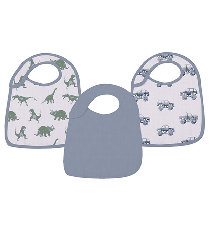 Rough Terrain Cotton Snap Bibs