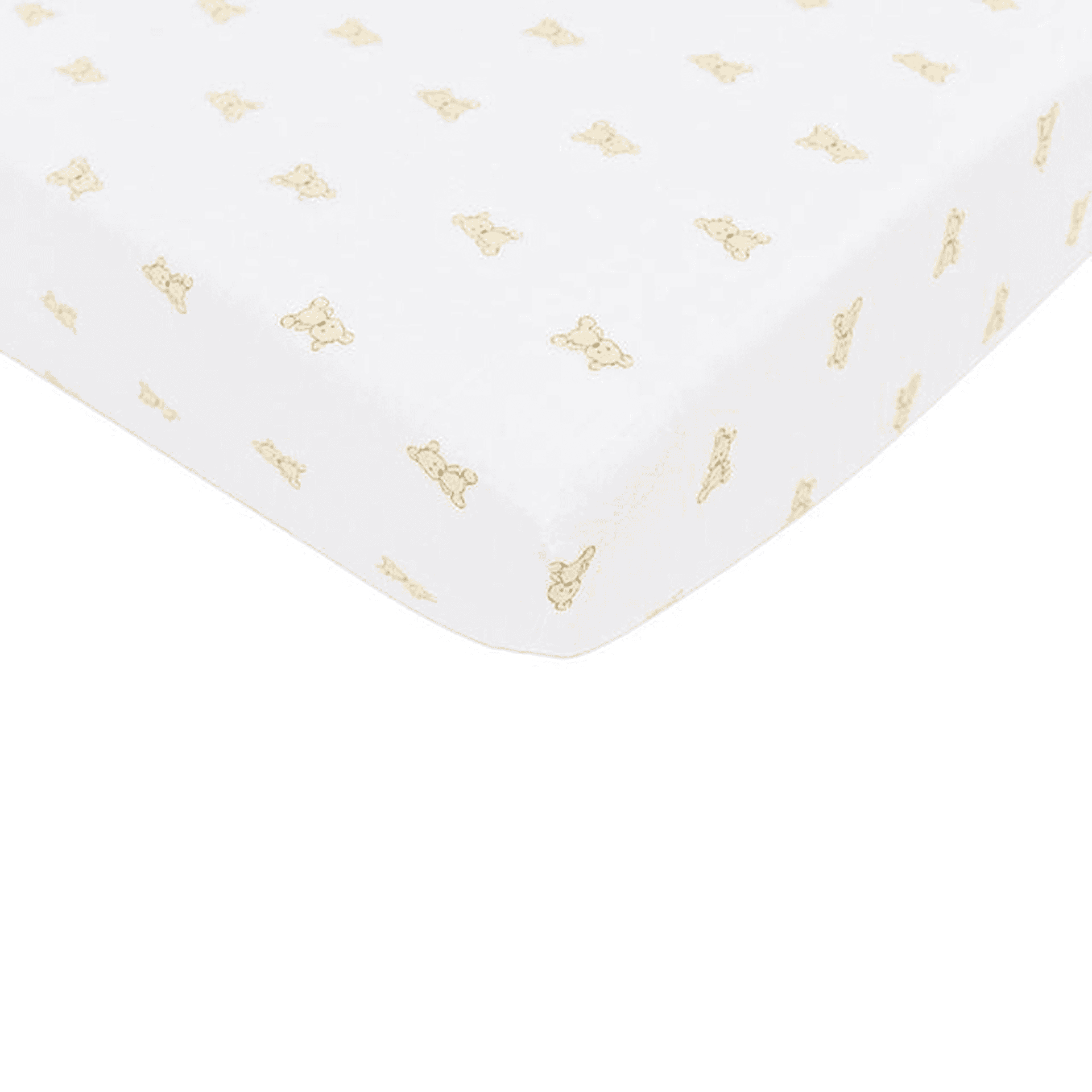 Teddy Bear Cotton Muslin Crib Sheet