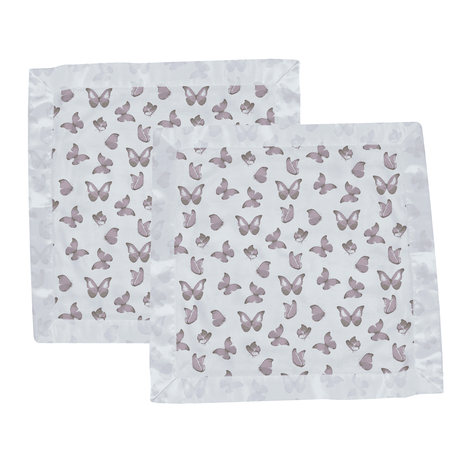 Winsome Butterflies Cotton Muslin Security Baby Blankie