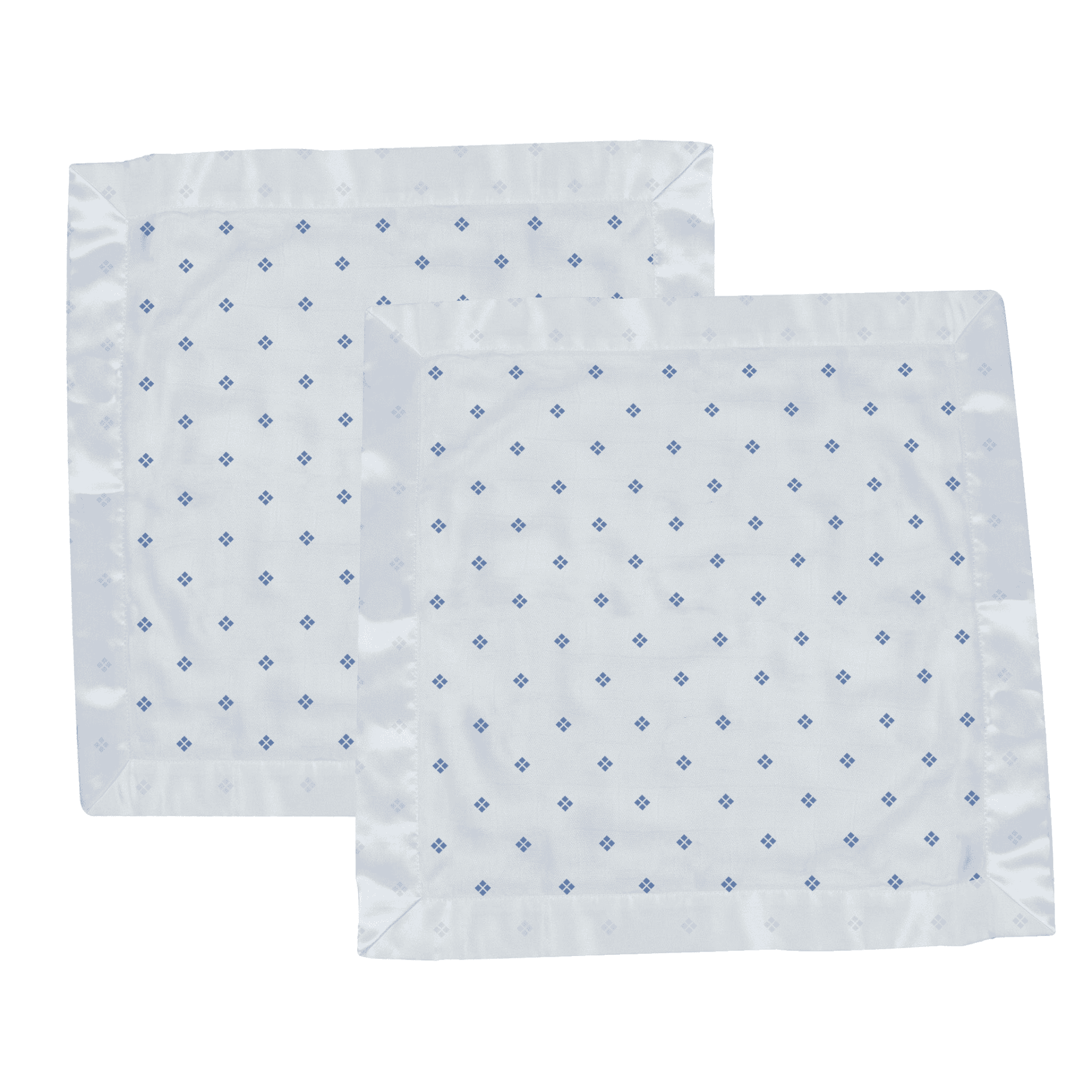 Periwinkle Diamond Polka Dot Bamboo Newcastle Blankie