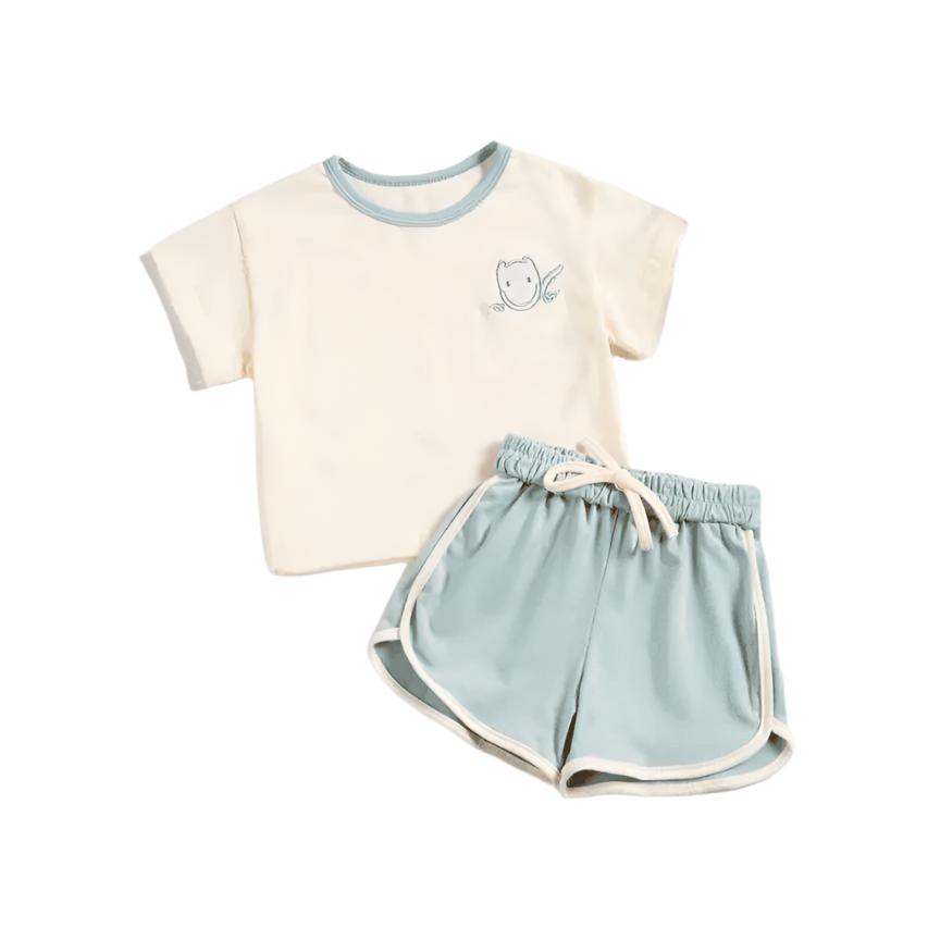 2pcs set T-shirts and Pants for Children multivariant