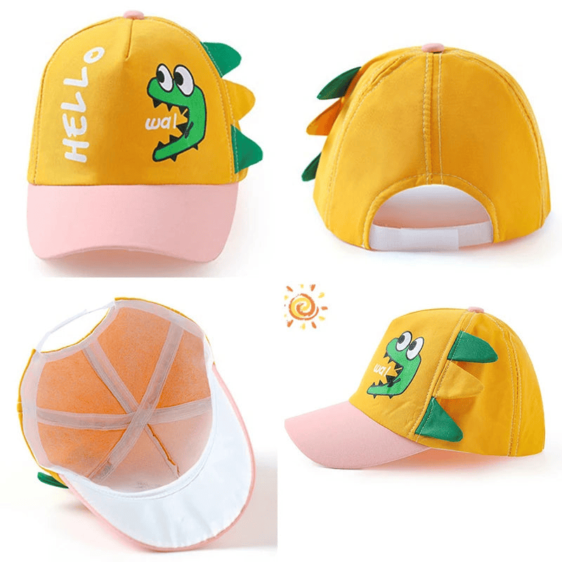 Summer cap with fun animals for children multivariant