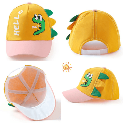 Summer cap with fun animals for children multivariant