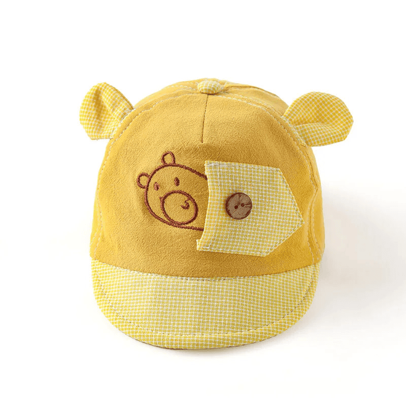 Summer cap with fun animals for children multivariant