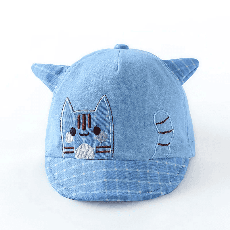 Summer cap with fun animals for children multivariant