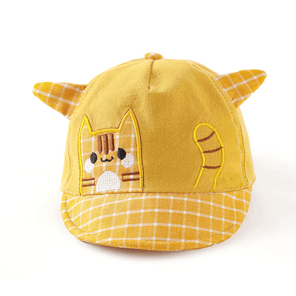 Summer cap with fun animals for children multivariant