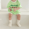 2pcs set T-shirts and Pants for Children Green Planet multivariant