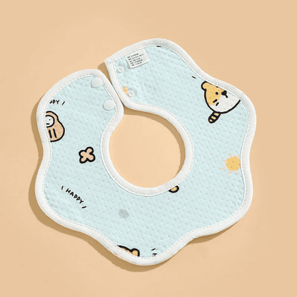 Cotton Waterproof Bib for newborns, multivariant