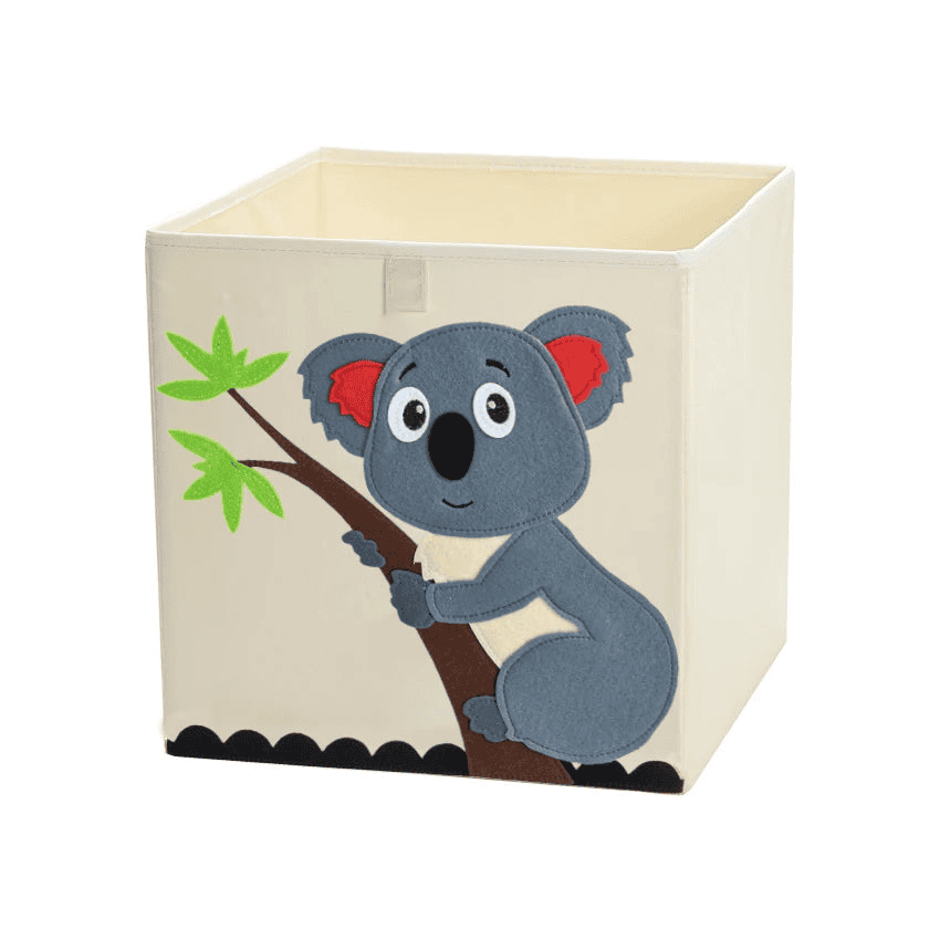 Squared Foldable Storage Box with Animals Multivariant