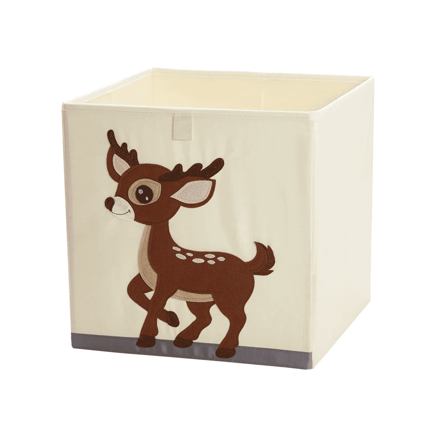 Squared Foldable Storage Box with Animals Multivariant