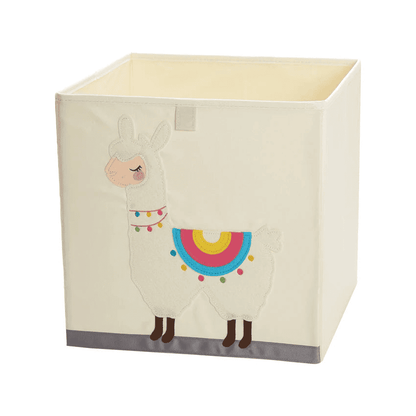 Squared Foldable Storage Box with Animals Multivariant