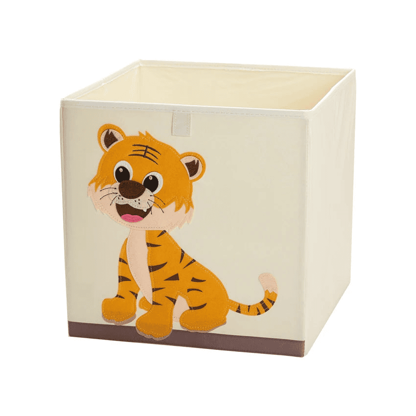 Squared Foldable Storage Box with Animals Multivariant