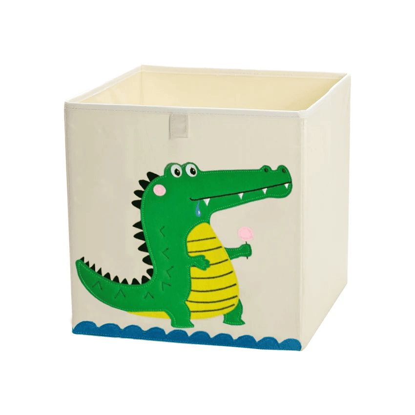 Squared Foldable Storage Box with Animals Multivariant