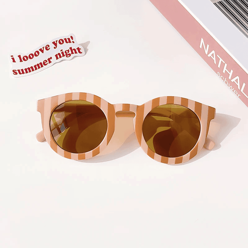 Colored "Checkered" sunglasses for children multivariant