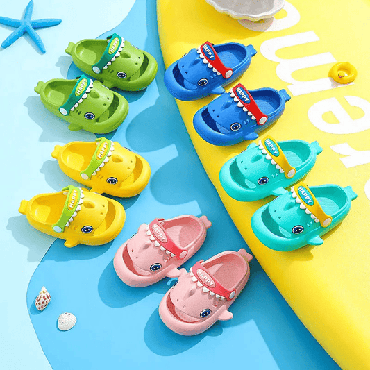 Happy Shark Rubber Non-slip Slippers for Children Multivariant