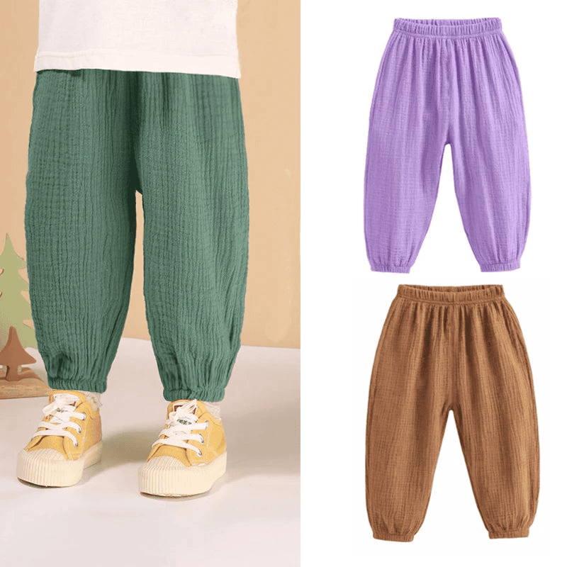 Summer long trousers for children multivariant