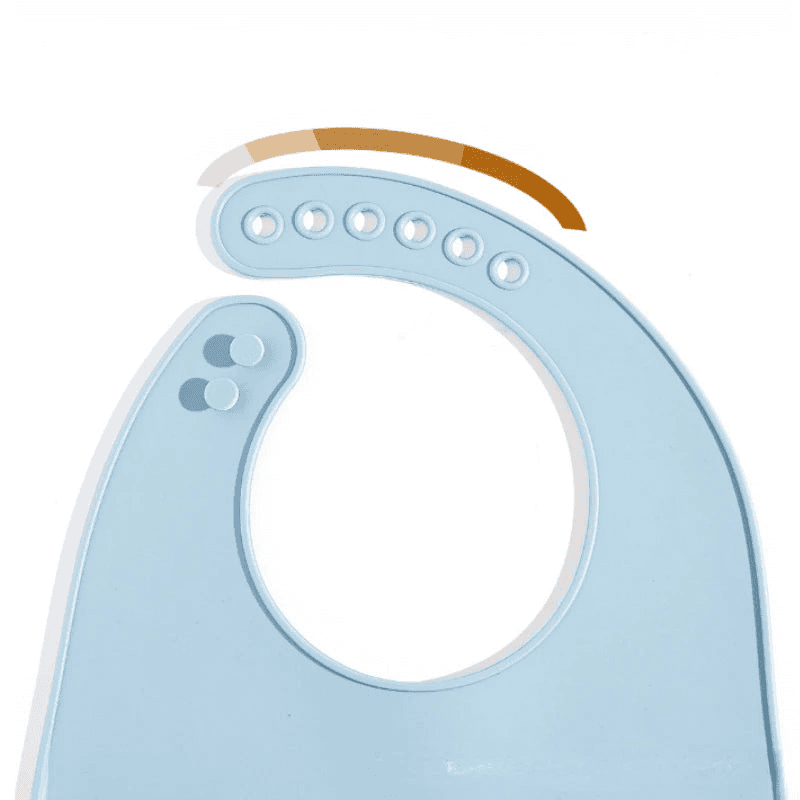 Baby Silicone Bib for Babies with Pocket multivariant